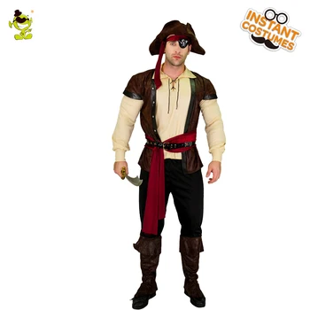 Hot Sale Men's Deluxe Pirate Costume Dress Up Carnival High Quality Pirate Masquerade for Purim Party Adult Men's Pirate Clothes
Hot Sale Men's Deluxe Pirate Costume Dress Up Carnival High Quality Pirate Masquerade for Purim Party Adult Men's Pirate Clothes