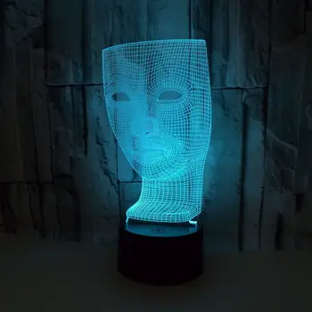 New Mask 3d Small Night Light Usb Power Colorful Touch Led Visual Lamp Gift Atmosphere Decoration Mini 3d Light Fixtures
New Mask 3d Small Night Light Usb Power Colorful Touch Led Visual Lamp Gift Atmosphere Decoration Mini 3d Light Fixtures