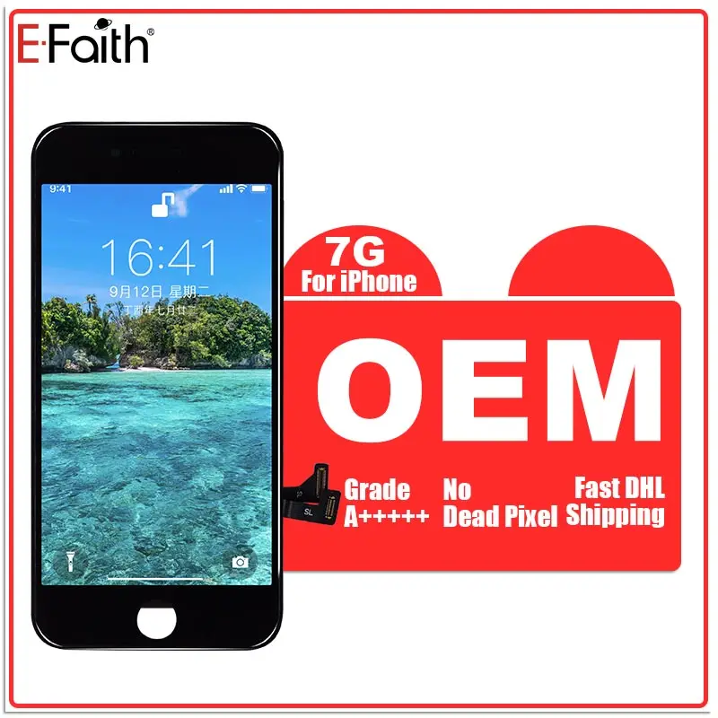 DHL Shipping 20PCS/lot OEM For iPhone 7 LCD Display for iPhone 7G Screen Replacement touch screen assembly Digitizer 100% test
DHL Shipping 20PCS/lot OEM For iPhone 7 LCD Display for iPhone 7G Screen Replacement touch screen assembly Digitizer 100% test