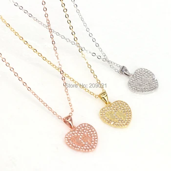 10Pcs Good Quality Mixed Color Heart shape Cubic Zirconia Pendants Necklace For Women
10Pcs Good Quality Mixed Color Heart shape Cubic Zirconia Pendants Necklace For Women