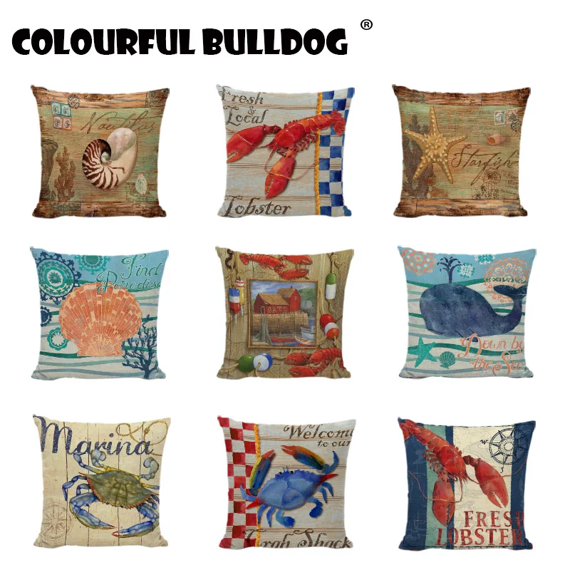 Ocean Style Sea Turtle Print Square Cotton Linen Octopus Seashell Sofa Throw Cushion Cover Nautical Home Decorative Pillow Cases
Ocean Style Sea Turtle Print Square Cotton Linen Octopus Seashell Sofa Throw Cushion Cover Nautical Home Decorative Pillow Cases