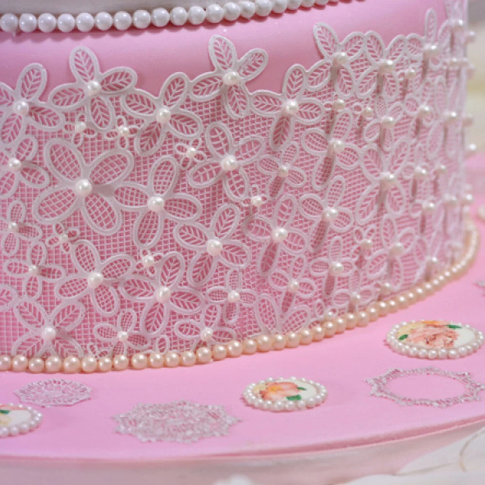 Hot Sale Chocolate Sugarcraft Mold Kitchen Accessories Flowers Silicone Mold Lace Mat Fondant Mould Cake Decorating Tool 2019
Hot Sale Chocolate Sugarcraft Mold Kitchen Accessories Flowers Silicone Mold Lace Mat Fondant Mould Cake Decorating Tool 2019