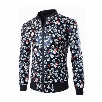 Skull Printed Men Leather Jacket Spring Autumn Fashion Casual Classic Men Dress Brand Clothing Mens Overcoats
Skull Printed Men Leather Jacket Spring Autumn Fashion Casual Classic Men Dress Brand Clothing Mens Overcoats