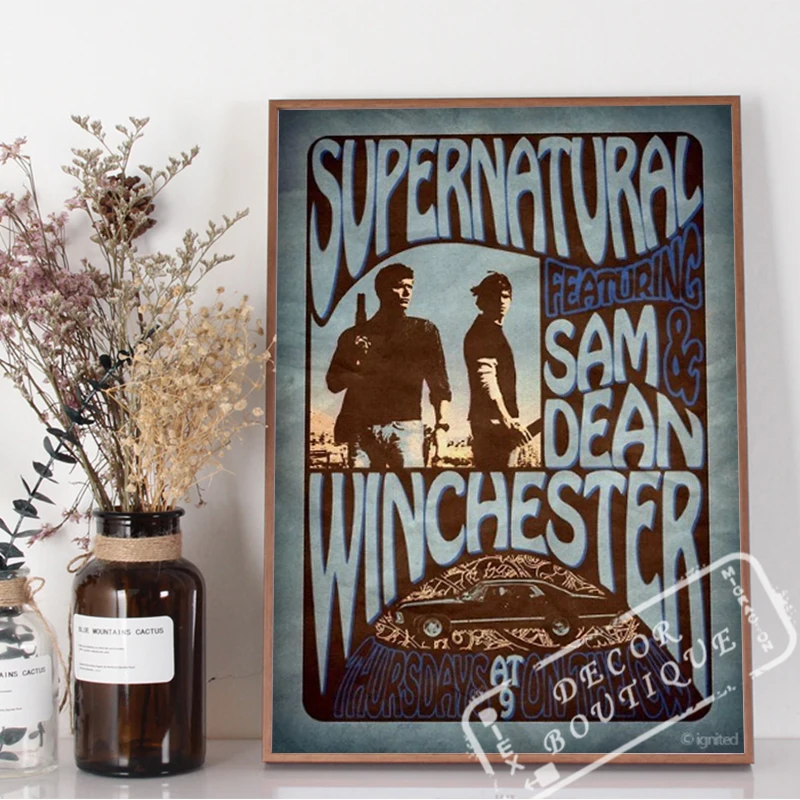 The Winchesters Supernatural Poster Fantasy TV Vintage Retro Decorative DIY Wall Canvas Stickers Art Home Bar Posters Decor Gift
The Winchesters Supernatural Poster Fantasy TV Vintage Retro Decorative DIY Wall Canvas Stickers Art Home Bar Posters Decor Gift