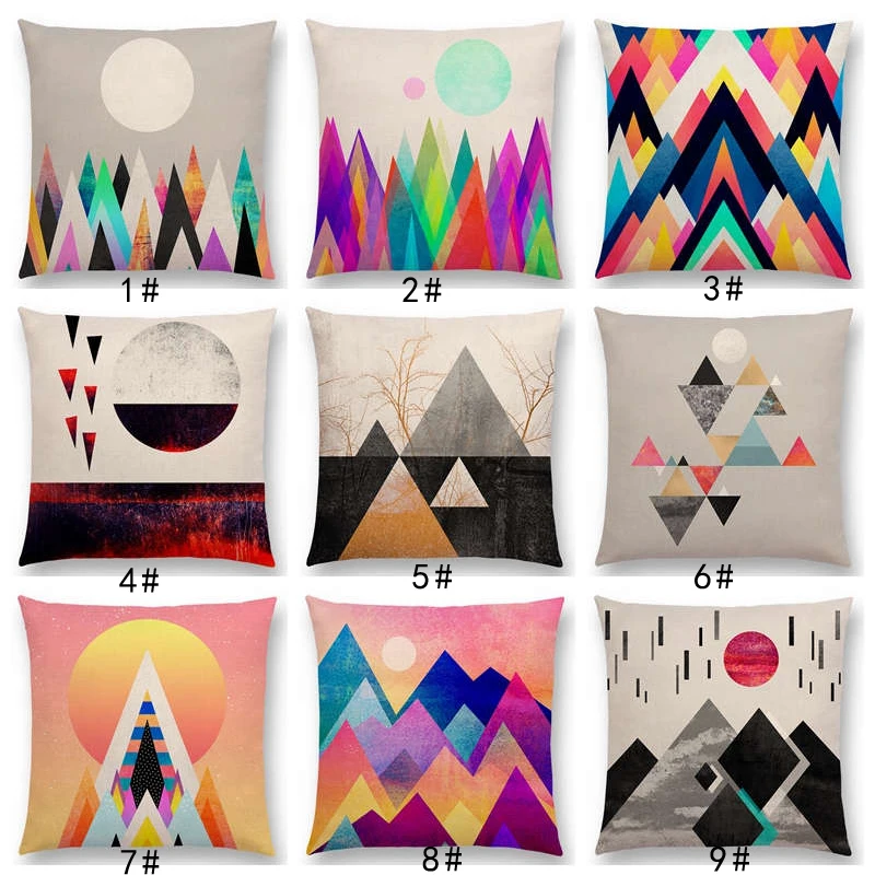 New Impressionist Sunrise Sunset Abstract Colorful Sun Geometric Mountain Ornate Triangles Peaks Throw Pillow Case Cushion Cover
New Impressionist Sunrise Sunset Abstract Colorful Sun Geometric Mountain Ornate Triangles Peaks Throw Pillow Case Cushion Cover