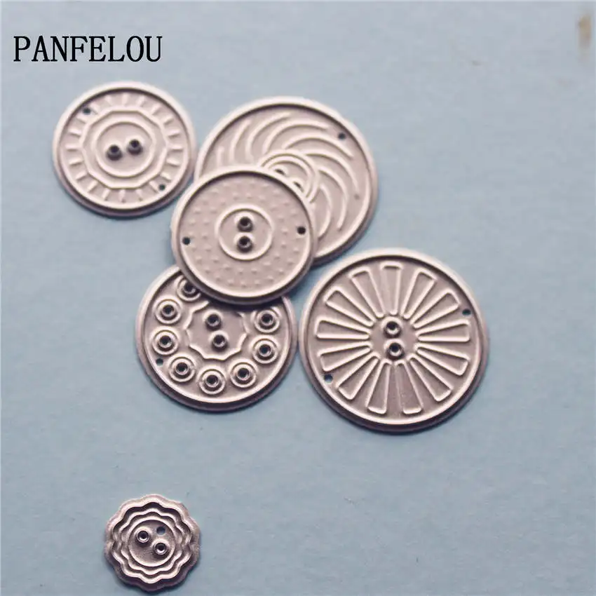 PANFELOU Metal craft Delicate buttons paper die cutting dies for Scrapbooking/DIY Valentine's day wedding New year cards
PANFELOU Metal craft Delicate buttons paper die cutting dies for Scrapbooking/DIY Valentine's day wedding New year cards