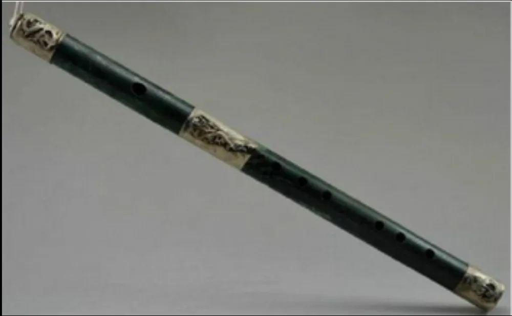 Collectible Decorated Old Handwork Jade & Tibet Silver Dragon Phoenix Flute Musical Instruments fast shipping
Collectible Decorated Old Handwork Jade & Tibet Silver Dragon Phoenix Flute Musical Instruments fast shipping