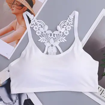 Fashion Flower Lace Women Bra Seamless Padded Bra Female Top Women Strap Tank Top
Fashion Flower Lace Women Bra Seamless Padded Bra Female Top Women Strap Tank Top