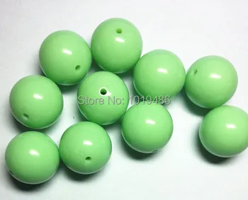 20MM 105pcs /Lot New baby Mint green Gumball Bubblegum Acrylic Solid Beads, Colorful Chunky Beads for Necklace Jewelry
20MM 105pcs /Lot New baby Mint green Gumball Bubblegum Acrylic Solid Beads, Colorful Chunky Beads for Necklace Jewelry