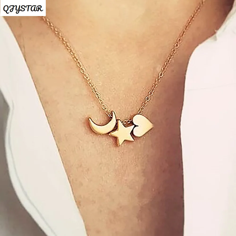 Fashion Long Necklaces Winter Bohemia Style Gold Silver Color Star Moon Necklace Women Boho Pendants Choker Jewelry for 2019
Fashion Long Necklaces Winter Bohemia Style Gold Silver Color Star Moon Necklace Women Boho Pendants Choker Jewelry for 2019