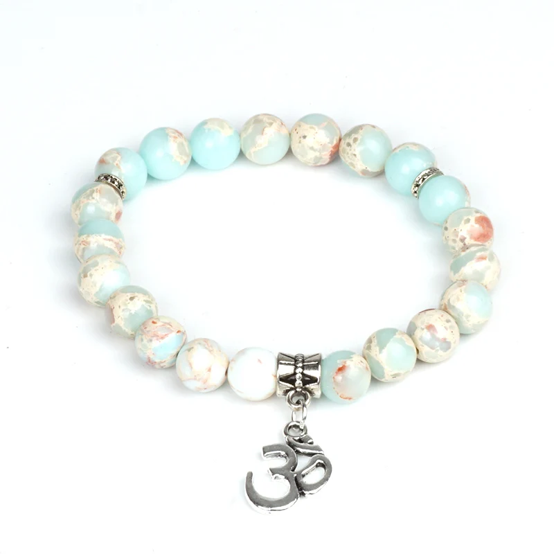 New Charms Natural Jade Stone Charms Beads Ancient Silver Bracelet & Bangle Jasper Bead Yoga Bracelets For Women Craft Jewelry
New Charms Natural Jade Stone Charms Beads Ancient Silver Bracelet & Bangle Jasper Bead Yoga Bracelets For Women Craft Jewelry
