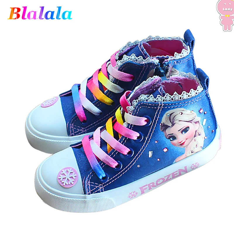 Spring fall denim crystal cartoon snowflake princess colorful lacing girls canvas shoes kid shoes children high cut sneakers
Spring fall denim crystal cartoon snowflake princess colorful lacing girls canvas shoes kid shoes children high cut sneakers