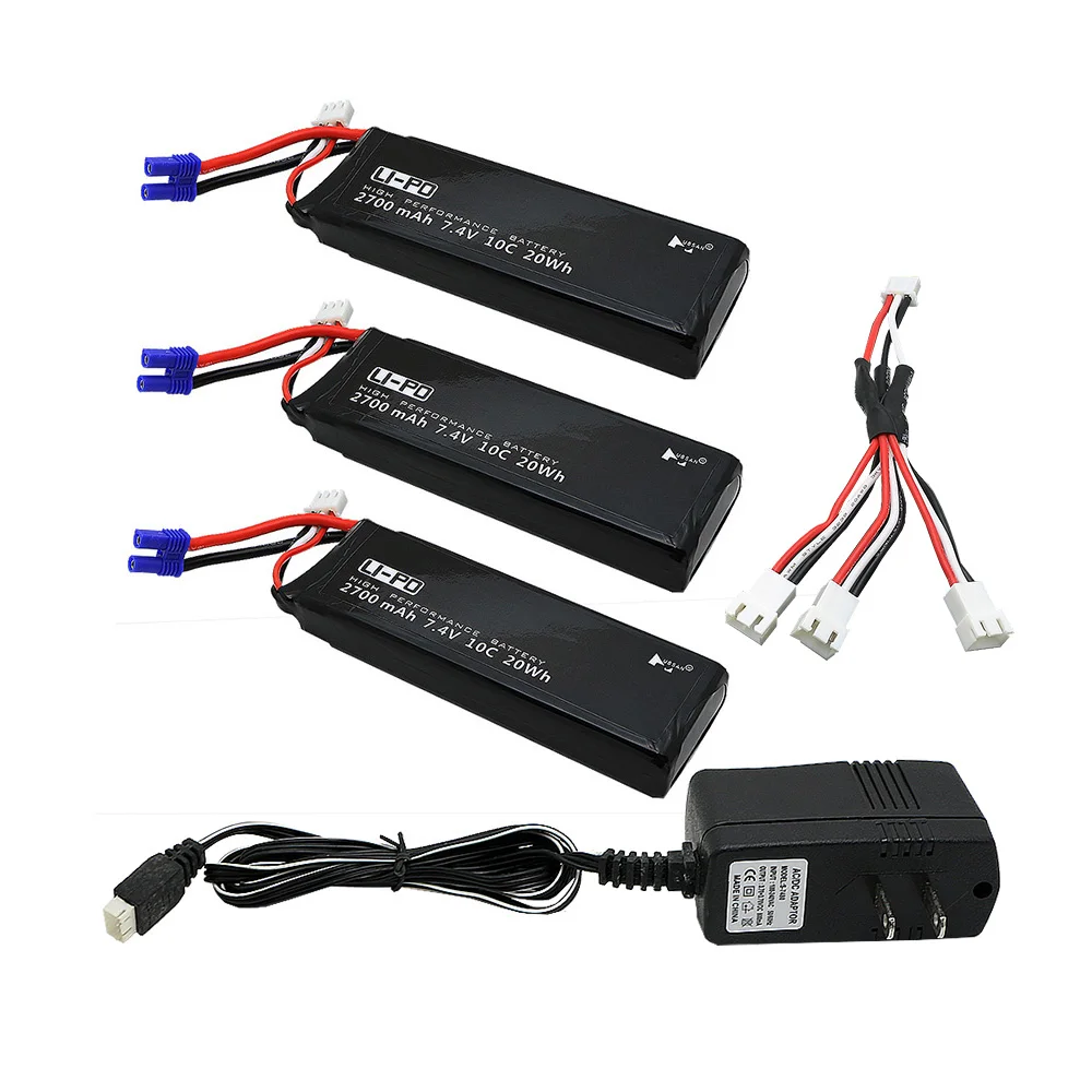 Hubsan H501S lipo battery 7.4V 2700mAh 10C Batteies with cable for charger Hubsan H501C rc Quadcopter Airplane drone Spare
Hubsan H501S lipo battery 7.4V 2700mAh 10C Batteies with cable for charger Hubsan H501C rc Quadcopter Airplane drone Spare
