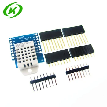DHT Pro Shield for WeMos D1 mini DHT22 Single-bus digital temperature and humidity sensor module sensor
DHT Pro Shield for WeMos D1 mini DHT22 Single-bus digital temperature and humidity sensor module sensor