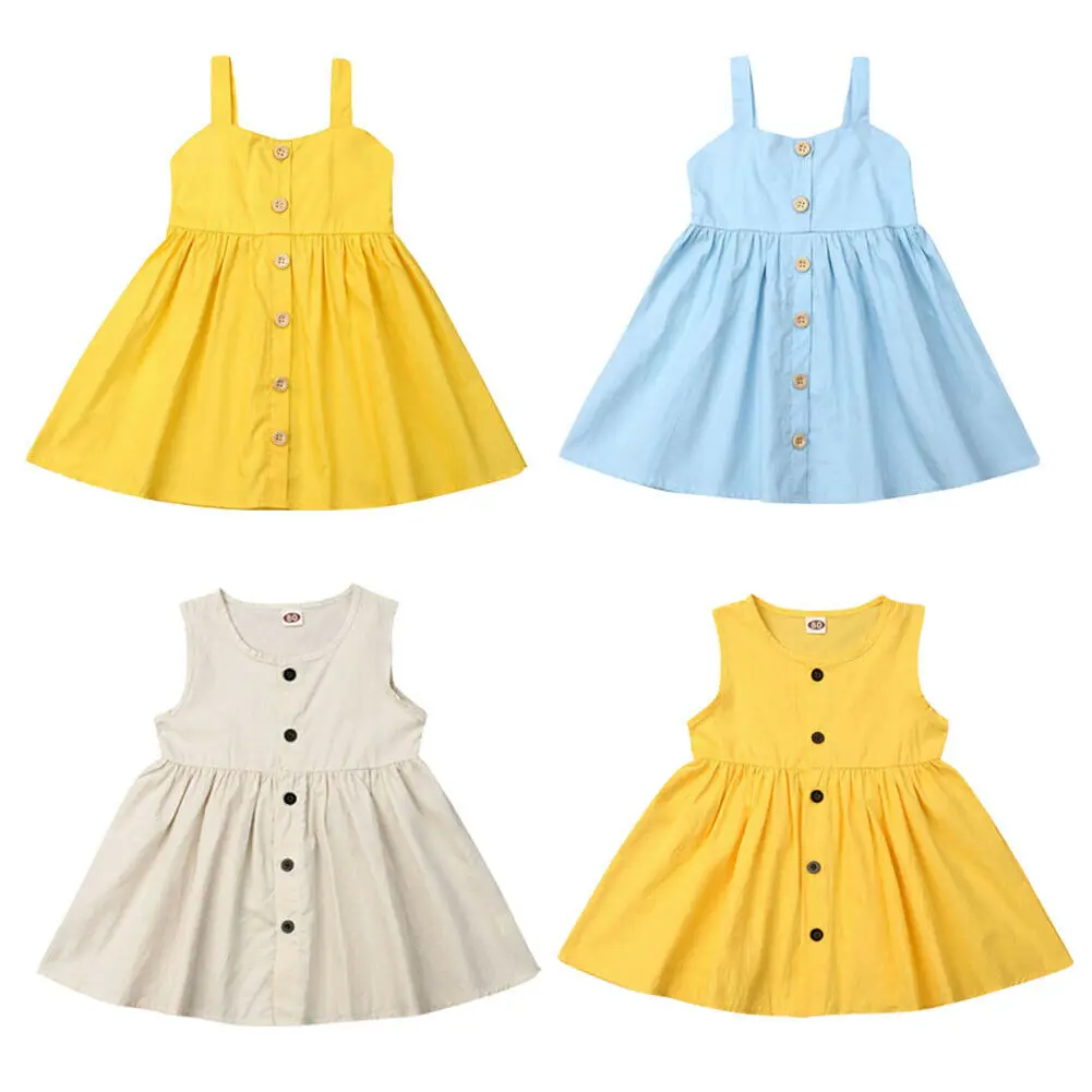 1-5T New Toddler Kids Baby Girl Sleeveless Cotton Linen Dress Buttons Down Solid Color Summer Holiday Sundress Casual Clohtes
1-5T New Toddler Kids Baby Girl Sleeveless Cotton Linen Dress Buttons Down Solid Color Summer Holiday Sundress Casual Clohtes