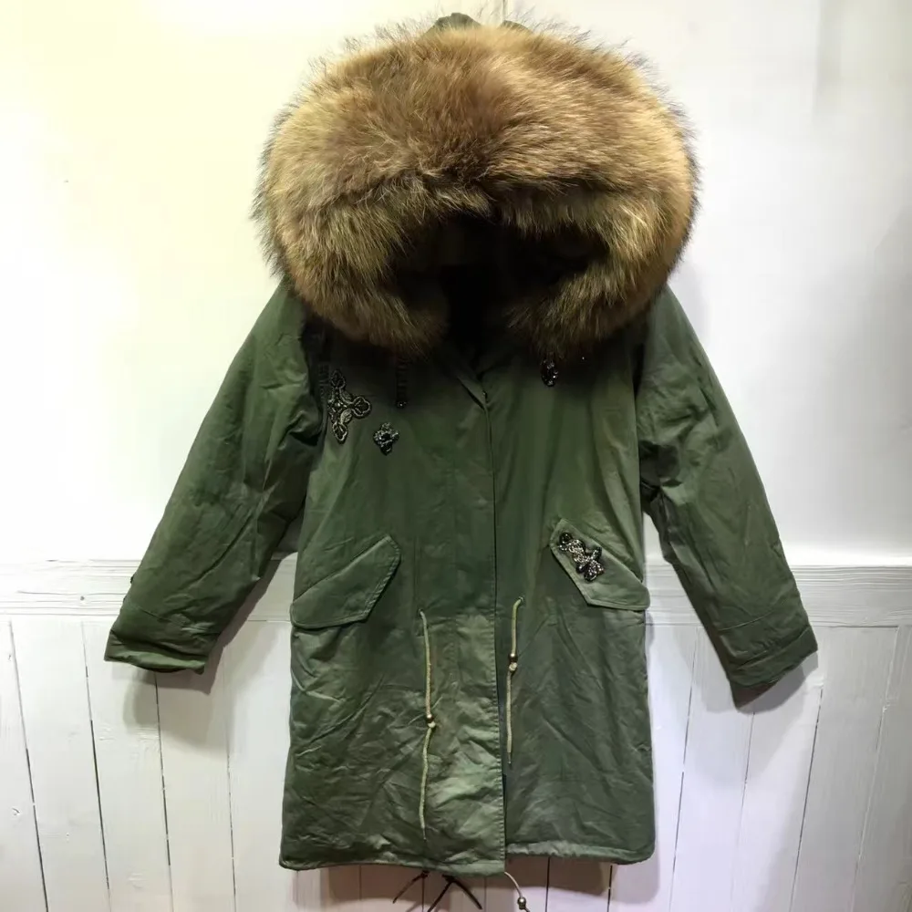 2017 Long Down Natural Real Hoodies Women or Men Beads Coat,Thickness Faux Rabbit Fur Lined
2017 Long Down Natural Real Hoodies Women or Men Beads Coat,Thickness Faux Rabbit Fur Lined