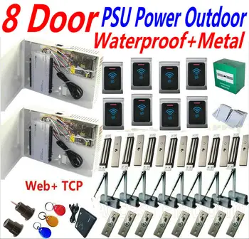 8 Door Outside PSU Power Supply kits+8 Waterproof Metal Case RFID readers Access Controller TCP/IP Web Control+Magnetic lock kit
8 Door Outside PSU Power Supply kits+8 Waterproof Metal Case RFID readers Access Controller TCP/IP Web Control+Magnetic lock kit