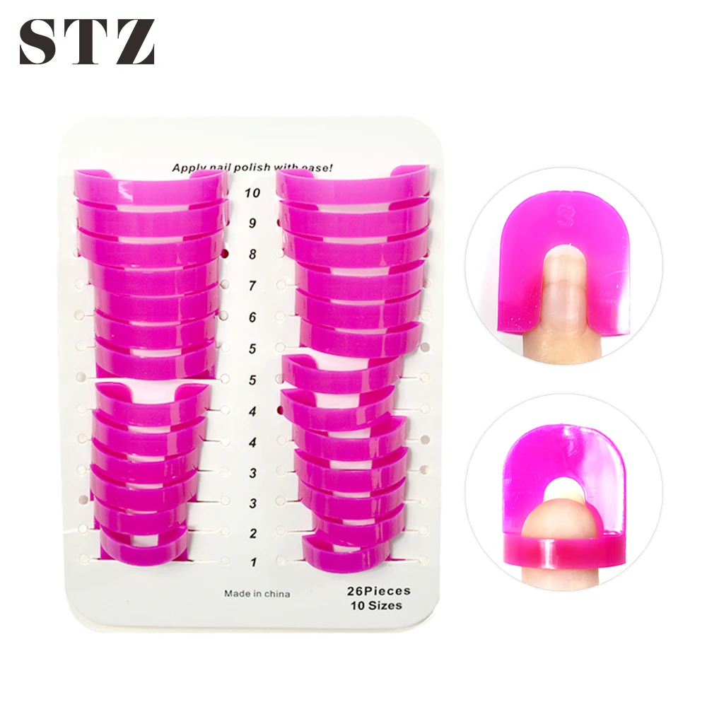 STZ 26pcs/Set Nail Art Practical Polish Protector French Tips Mold Tool Finger Cover Nail Edge Manicure Pedicure Accessory NJ112
STZ 26pcs/Set Nail Art Practical Polish Protector French Tips Mold Tool Finger Cover Nail Edge Manicure Pedicure Accessory NJ112