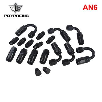 PQY - 6 AN AN-6 Straight / 90 /180 Degree Aluminum Swivel Hose End Fitting Adapter Oil Fuel Line + AN6 PORT PLUG PQY-SL10AN6-BK
PQY - 6 AN AN-6 Straight / 90 /180 Degree Aluminum Swivel Hose End Fitting Adapter Oil Fuel Line + AN6 PORT PLUG PQY-SL10AN6-BK