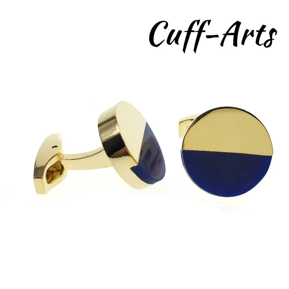 Cufflinks Men Golden Mirror Plane Circle Jewelry Personality 2018 High Quality Cuff Links C20023 | Украшения и аксессуары