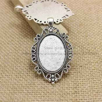 8 pcs Antique Silver Alloy Filigree 39*62mm(Fit 25*35mm dia) Oval Cabochon Pendant Settings Jewelry Connectors Findings T0258
8 pcs Antique Silver Alloy Filigree 39*62mm(Fit 25*35mm dia) Oval Cabochon Pendant Settings Jewelry Connectors Findings T0258