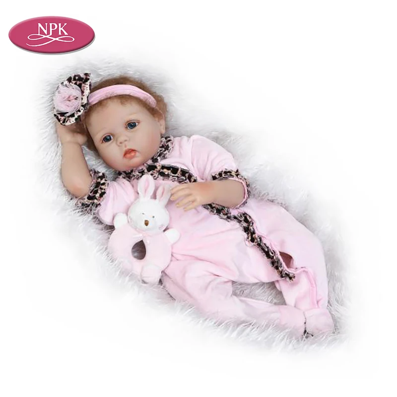 Фото NPK силиконовая кукла для новорожденных 55 см модная Кукла принцессы | Куклы (32968619171)