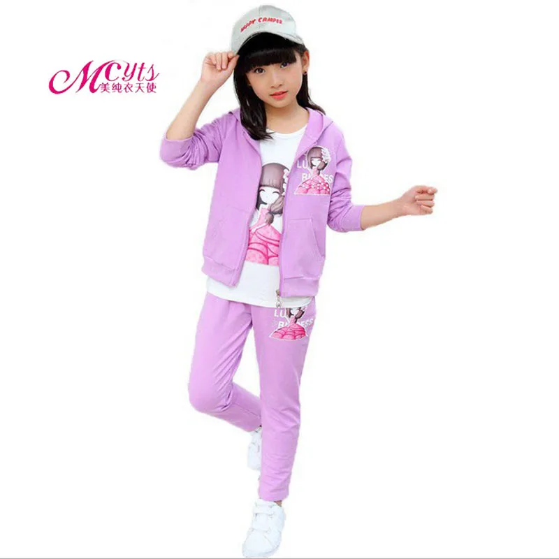 Teenage Girls' Clothing Set Spring Fall Fashion Girls Clothes Sports Suit Children 3 Pieces Tracksuits 4 6 8 10 12 14 15 Years
Teenage Girls' Clothing Set Spring Fall Fashion Girls Clothes Sports Suit Children 3 Pieces Tracksuits 4 6 8 10 12 14 15 Years