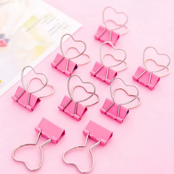 5 pcs/lot Pink Love student clips file clip organizer papelaria kawaii stationery office & school supplies zakka
5 pcs/lot Pink Love student clips file clip organizer papelaria kawaii stationery office & school supplies zakka