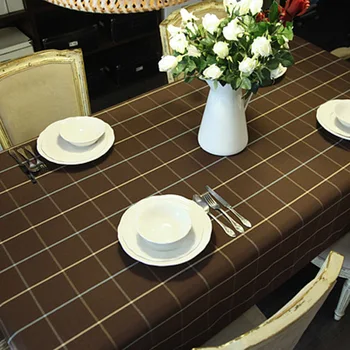 Coffee/red checks European rural Style cotton and linen tablecloth for Dinning Table Tea Tables Table cloth
Coffee/red checks European rural Style cotton and linen tablecloth for Dinning Table Tea Tables Table cloth