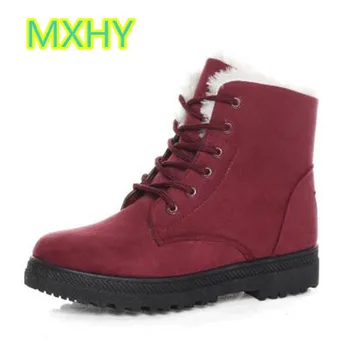 MXHY large size Children snow boots Female Student fur woman Bare boots Anti-skid lace up fashion warm thickening leather boots
MXHY large size Children snow boots Female Student fur woman Bare boots Anti-skid lace up fashion warm thickening leather boots