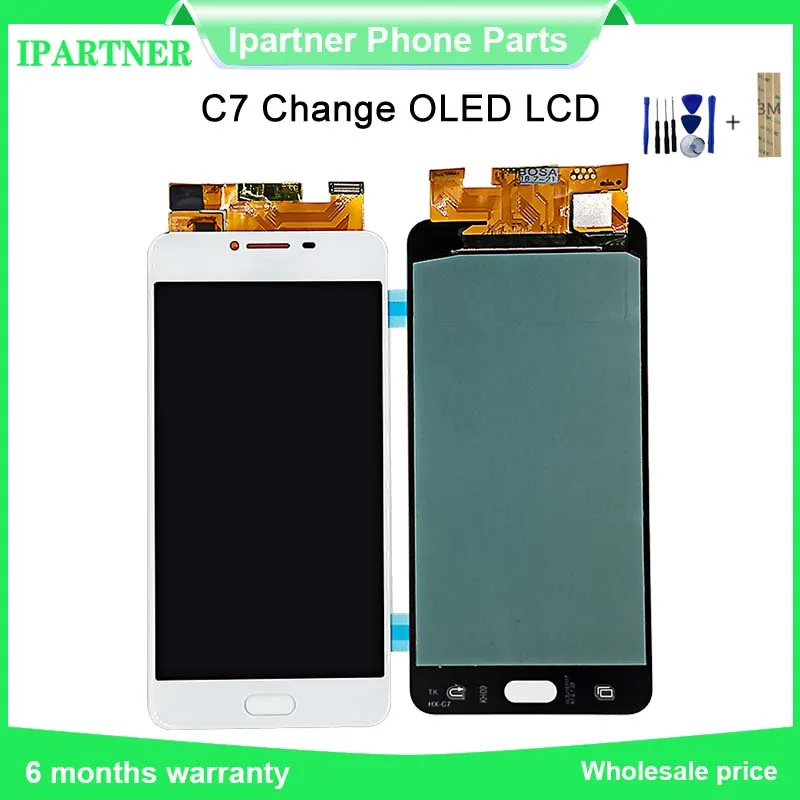 5.7 Inch Change Oled for Samsung for Galaxy C7 LCD Display Touch Screen Digitizer Assembly Replacement with Tools
5.7 Inch Change Oled for Samsung for Galaxy C7 LCD Display Touch Screen Digitizer Assembly Replacement with Tools