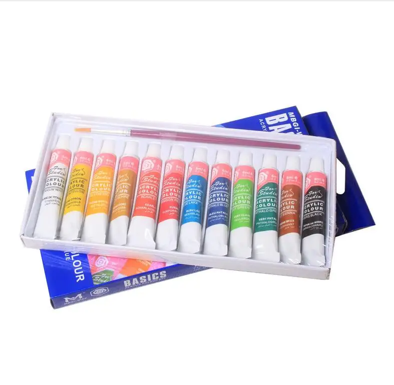 2019 New Fashion DIY Painting Acrylic Hot 12 Color Color Set 5ml Draw Free Paint Brush Fashion Paint Tube Free Paint Brush
2019 New Fashion DIY Painting Acrylic Hot 12 Color Color Set 5ml Draw Free Paint Brush Fashion Paint Tube Free Paint Brush