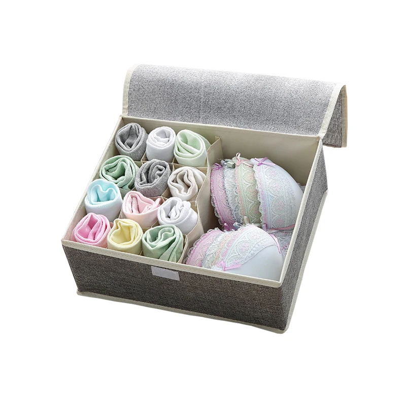 New Fabric Cotton Collapsible underwear Bra Storage box Multicolor Drawer Underwear Box Scarf Socks Bra home storage organizer
New Fabric Cotton Collapsible underwear Bra Storage box Multicolor Drawer Underwear Box Scarf Socks Bra home storage organizer