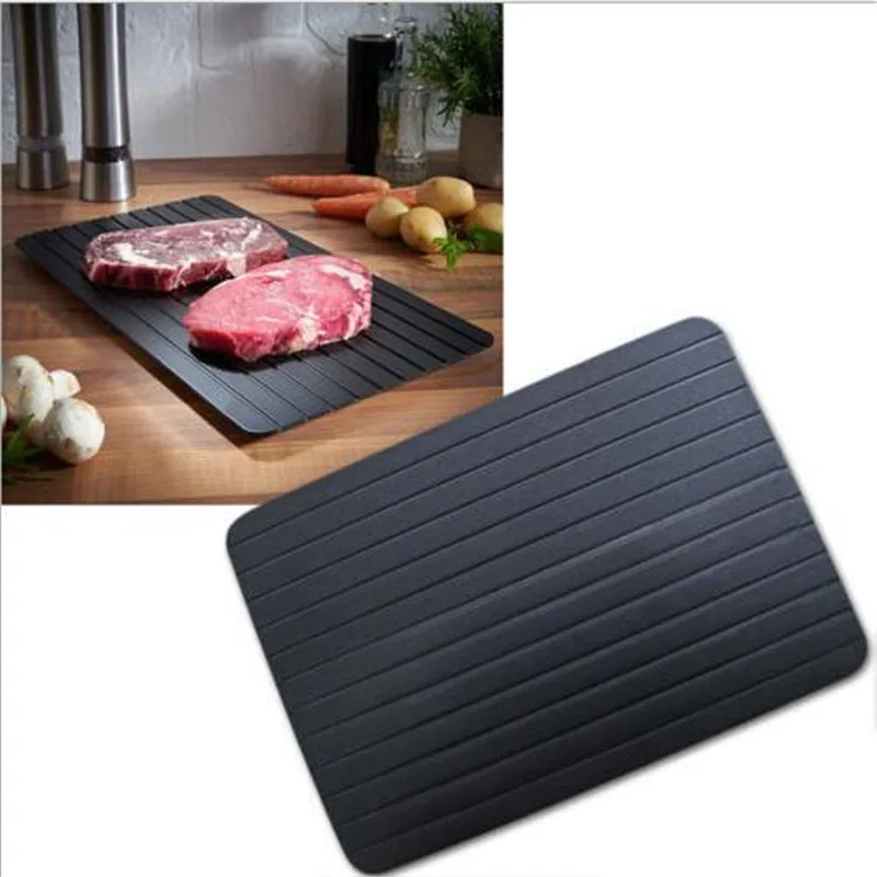 Kitchen Meat Plate BBQ Tool Fast Defrosting Plate Tray Defrost Meat or Frozen Food Plate Quickly Without Electricity Microwave
Kitchen Meat Plate BBQ Tool Fast Defrosting Plate Tray Defrost Meat or Frozen Food Plate Quickly Without Electricity Microwave