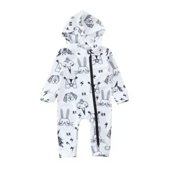 Newborn Infant Baby Boy Girl Long Sleeve Hooded Cartoon Outfits Bodysuit Zipper Playsuit
Newborn Infant Baby Boy Girl Long Sleeve Hooded Cartoon Outfits Bodysuit Zipper Playsuit
