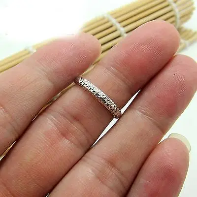 New Style Pure Au750 18K White Gold Band Women's Lucky Carved Ring Size US 7
New Style Pure Au750 18K White Gold Band Women's Lucky Carved Ring Size US 7