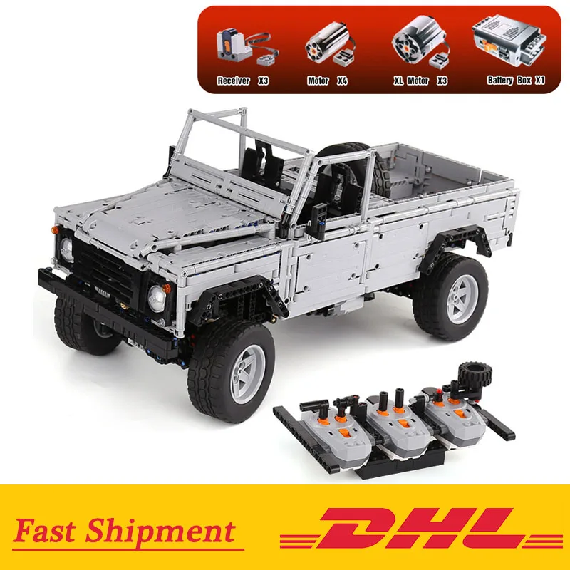 DHL Technic series 23003 Remote-Control Wild off-road vehicles Truck Building Blocks Bricks Boys Toy compatible with Legoing
DHL Technic series 23003 Remote-Control Wild off-road vehicles Truck Building Blocks Bricks Boys Toy compatible with Legoing
