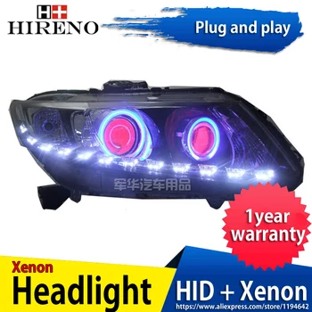 Car custom Modified Xenon Headlamp for Honda Civic 2012-14 Headlights Assembly Car styling Angel Lens HID 2pcs
Car custom Modified Xenon Headlamp for Honda Civic 2012-14 Headlights Assembly Car styling Angel Lens HID 2pcs
