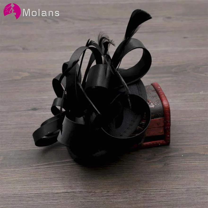 MOLANS Retro Handemade Floral Feather Banquet Headpiece for Women/Ladies Solid Fabric Flower Hair Clips for Prom/Wedding Hat
MOLANS Retro Handemade Floral Feather Banquet Headpiece for Women/Ladies Solid Fabric Flower Hair Clips for Prom/Wedding Hat