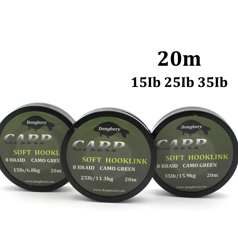 Wholesales 10PCS Carp Fishing Line Soft Hook Link Carp Hooklink Braid Line 15IB 25IB 35IB Carp Coarse Fishing Tackle
Wholesales 10PCS Carp Fishing Line Soft Hook Link Carp Hooklink Braid Line 15IB 25IB 35IB Carp Coarse Fishing Tackle