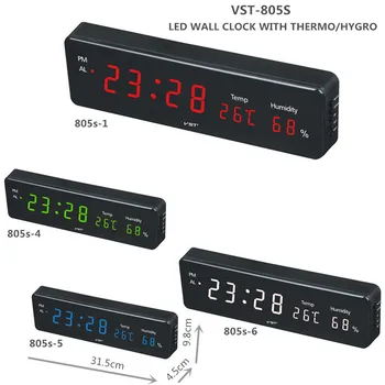 clocks AC Power EU Plug / US Plug Table clock with Green Blue Red Color Thermometer Digital LED Alarm clock glowing desk
clocks AC Power EU Plug / US Plug Table clock with Green Blue Red Color Thermometer Digital LED Alarm clock glowing desk