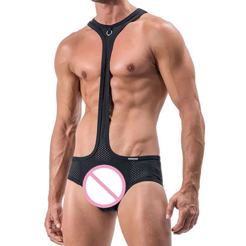 New Sexy Men See Through Hollow Mesh Bodysuit High Cut Leotard Transparent Sexy Underwear Man Jumpsuits Back Strap Gay Wear FX23
New Sexy Men See Through Hollow Mesh Bodysuit High Cut Leotard Transparent Sexy Underwear Man Jumpsuits Back Strap Gay Wear FX23