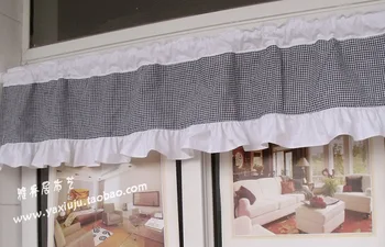 Free shipping Grey Plaid flounces beautiful coffee curtain semi-shade small short curtain kitchen curtains 30*150CM customized
Free shipping Grey Plaid flounces beautiful coffee curtain semi-shade small short curtain kitchen curtains 30*150CM customized