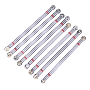 8Pc Steering Servo Connecting Rod Full Set for 1/10 SCX10II 90046 Ax10 F350 Rc01 D90
8Pc Steering Servo Connecting Rod Full Set for 1/10 SCX10II 90046 Ax10 F350 Rc01 D90