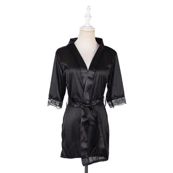 Womens Sleepwear Bathrobe Satin Belt Mesh Night Robe Lace Red See-through Sexy Night Dress Sleepwear Nightgown
Womens Sleepwear Bathrobe Satin Belt Mesh Night Robe Lace Red See-through Sexy Night Dress Sleepwear Nightgown
