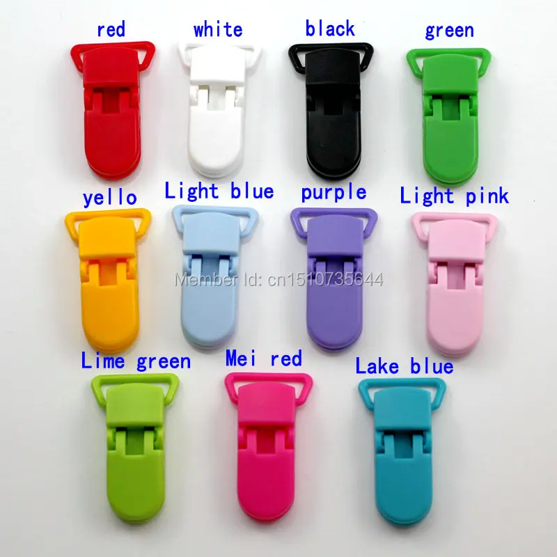 solid color 100pcs KAM Plastic Clip Plastic Pacifier Clip Soother Clip For Baby 20mm
solid color 100pcs KAM Plastic Clip Plastic Pacifier Clip Soother Clip For Baby 20mm