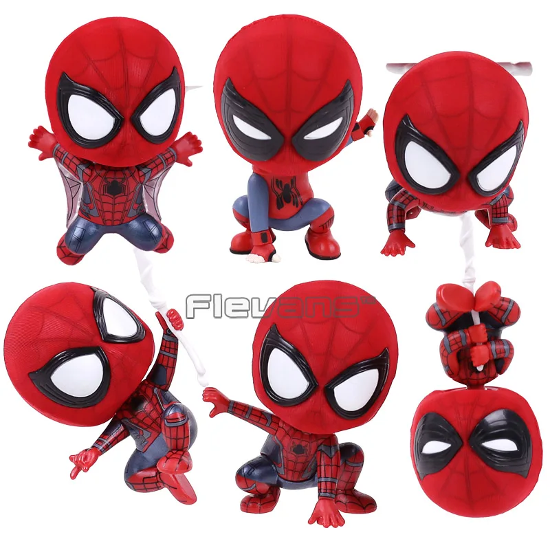 Q Version Mini Spiderman Marvel Spider-Man Homecoming PVC Action Figure Collectible Toy Doll 6 Styles
Q Version Mini Spiderman Marvel Spider-Man Homecoming PVC Action Figure Collectible Toy Doll 6 Styles