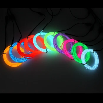 1/2/3/5/10M EL Wire DIY Flexible Neon Light Glow Rope Tape Cable LED String Light For Party Dance Car Decoration
1/2/3/5/10M EL Wire DIY Flexible Neon Light Glow Rope Tape Cable LED String Light For Party Dance Car Decoration