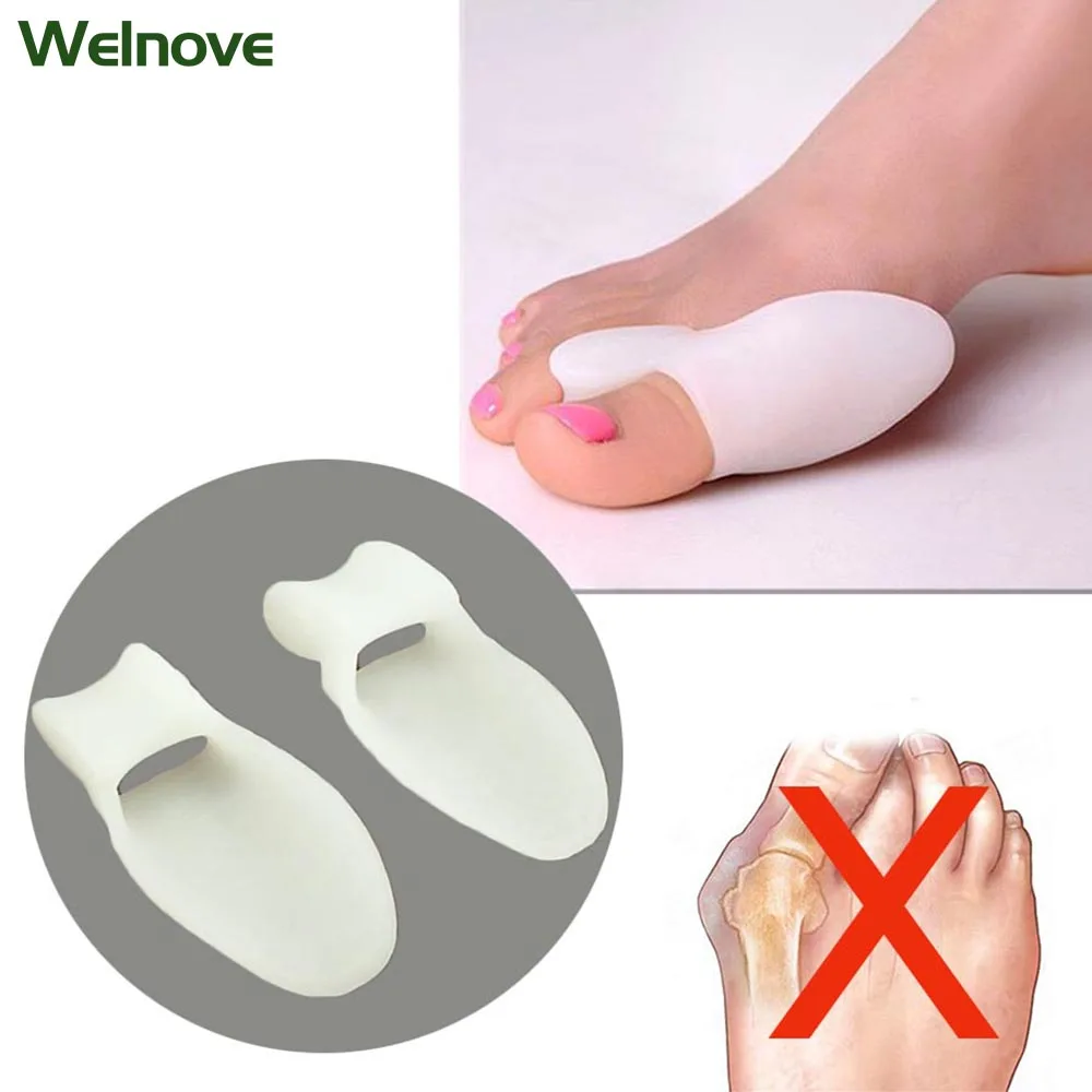 4Pcs Silicone Gel Bunion Protectors Separators Straighters Hallux Valgus Corrector Orthosis Feet Care Massage C528
4Pcs Silicone Gel Bunion Protectors Separators Straighters Hallux Valgus Corrector Orthosis Feet Care Massage C528