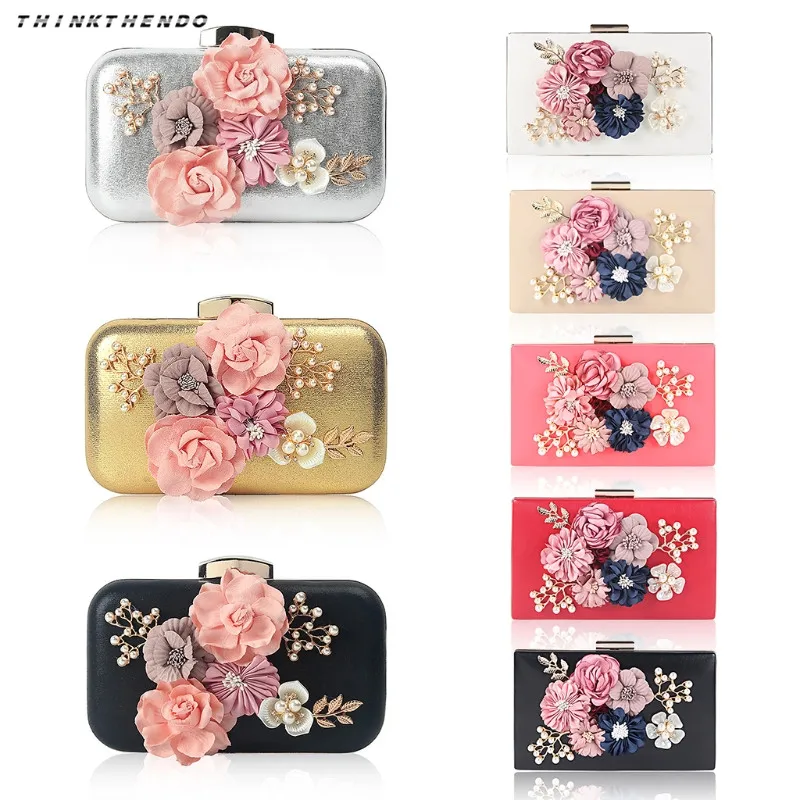 THINKTHENDO Fashion Women Party Wedding Clutch Luxury Purse Lady Female Flower Evening Prom Bag Chain Shoulder Bag Wallet New
THINKTHENDO Fashion Women Party Wedding Clutch Luxury Purse Lady Female Flower Evening Prom Bag Chain Shoulder Bag Wallet New